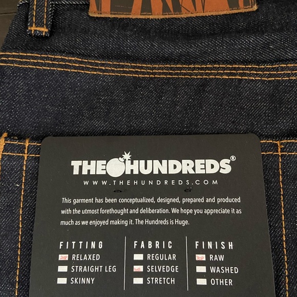 The Hundreds Deep Indigo Selvedge Jeans - Picture 4 of 9